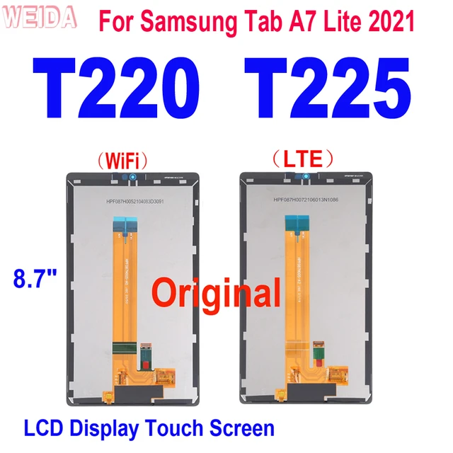 Replace For Samsung Galaxy Tab A7 Lite SM-T220 T225 LCD Touch Screen  Digitizer