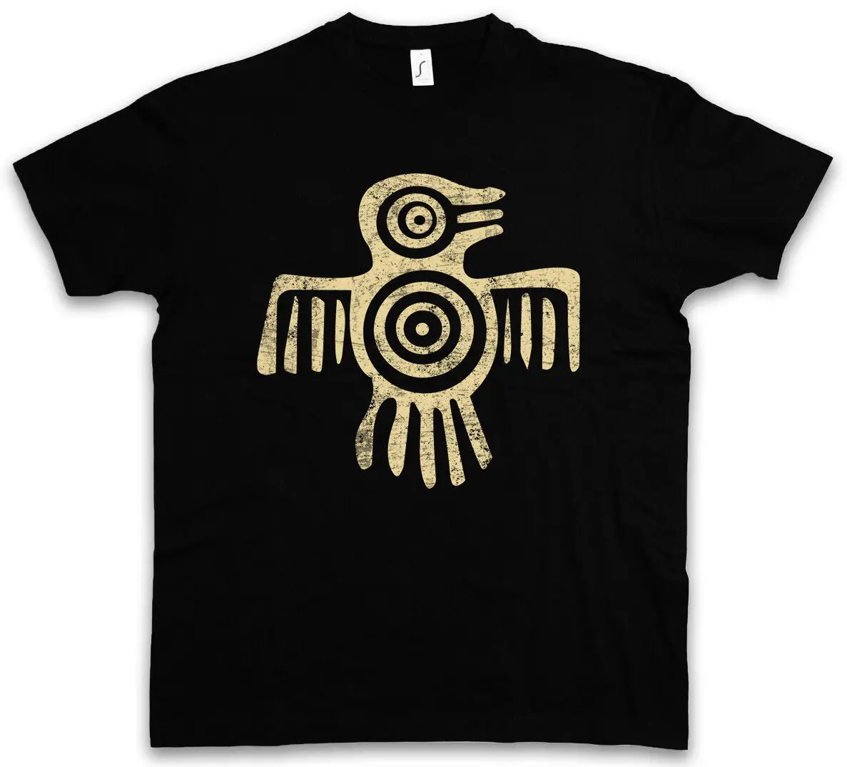 Maglietta Aztec Bird Ii Segno Indiano Cultura Cultura Religione Maya