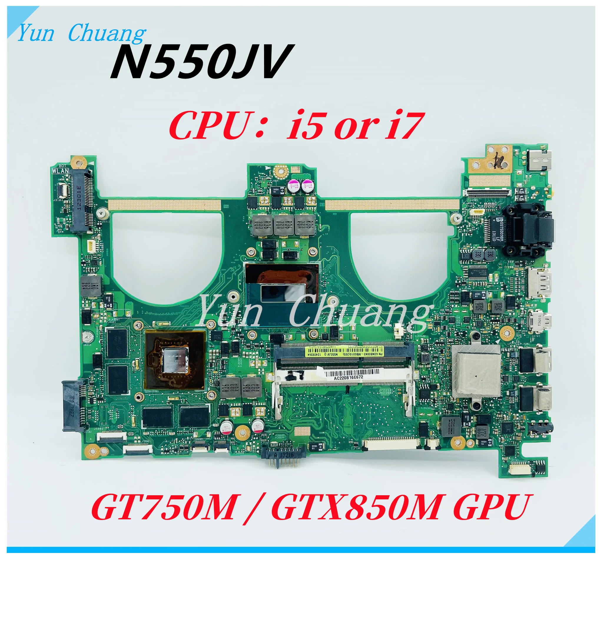 N550JVMainboardForASUSN550JVN550JKN550JXN550JG550JKG550JX