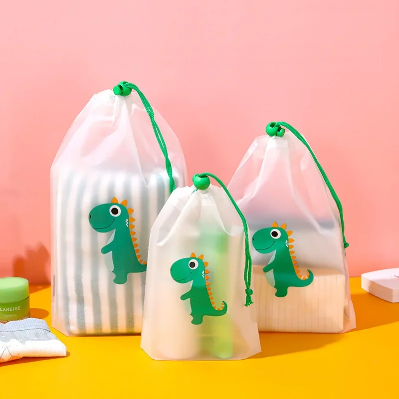 Прозрачные сумки для плавания на шнурках