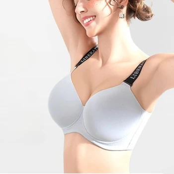 Seamless Womens Push Up Bra Modeled Cups Underwire Female Solid Minimizer Lingerie T-shirt Bra 34 36 38 40 42 B C D 1