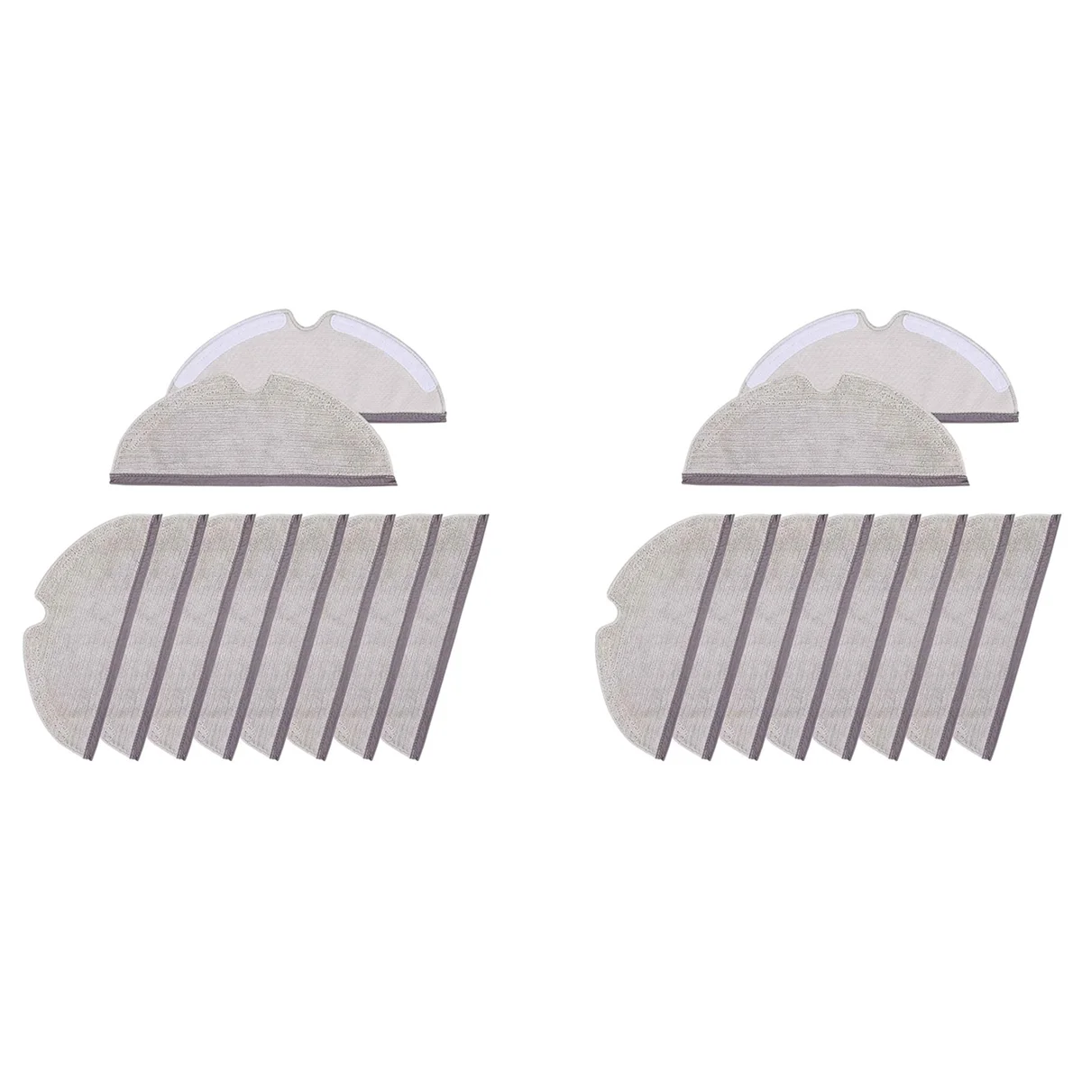 

20 Pcs Microfiber Mopping Cloth Compatible for Roborock S5 S5 Max S6 S6 Pure S6 MaxV E4 E35 E2 Vacuum Cleaner Parts