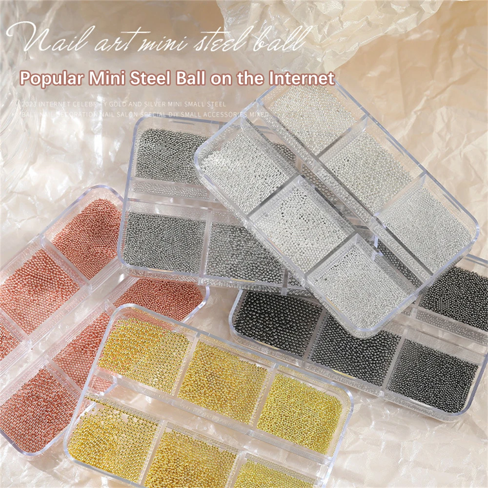 NailJewelryMiniMetalSmallSteelBallArtMiniMetalMetalSteel