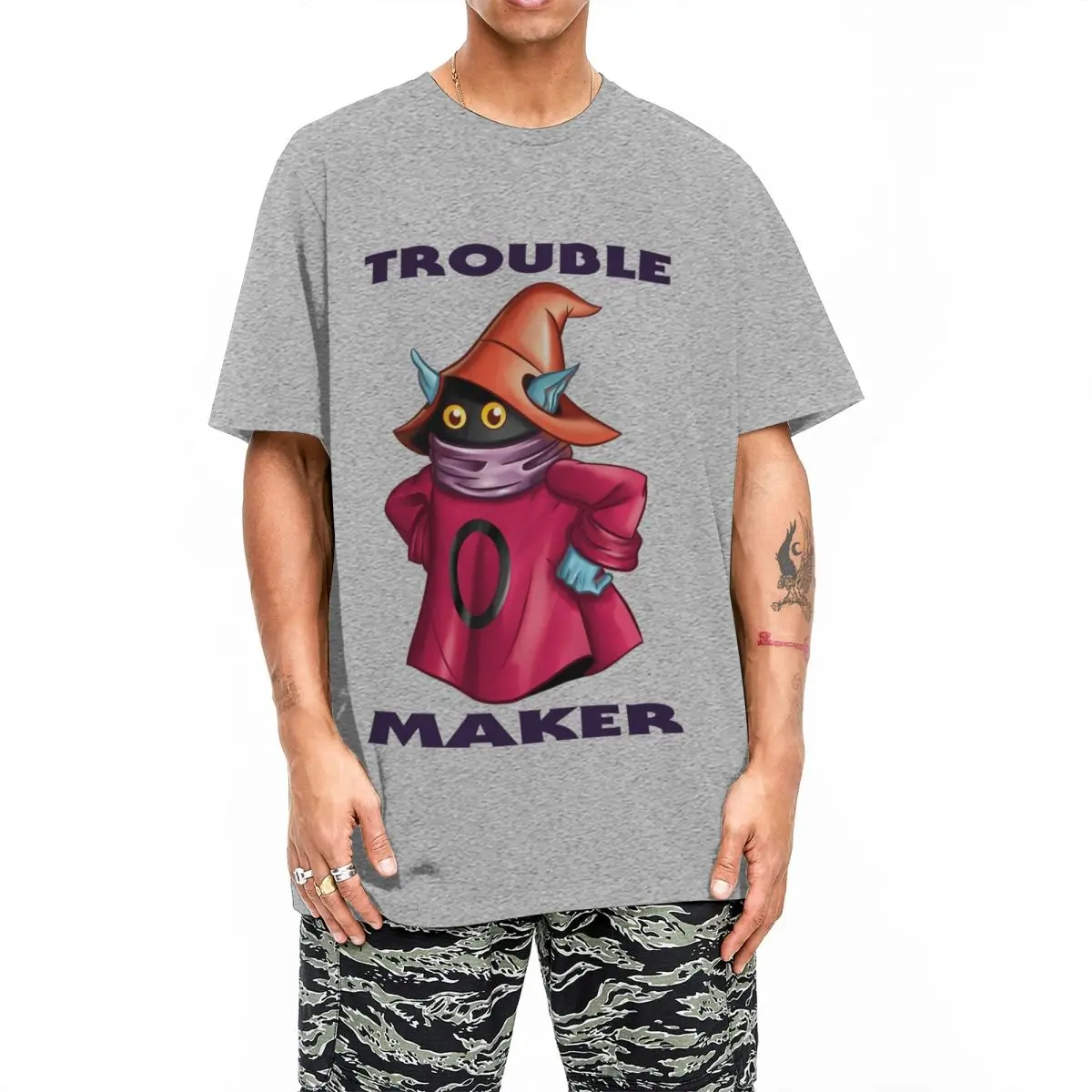 Novità He-Man Orko Crepes T-Shirt Per Uomo Donna 100% Cotone Tees Shirt Idea Regalo Vestiti