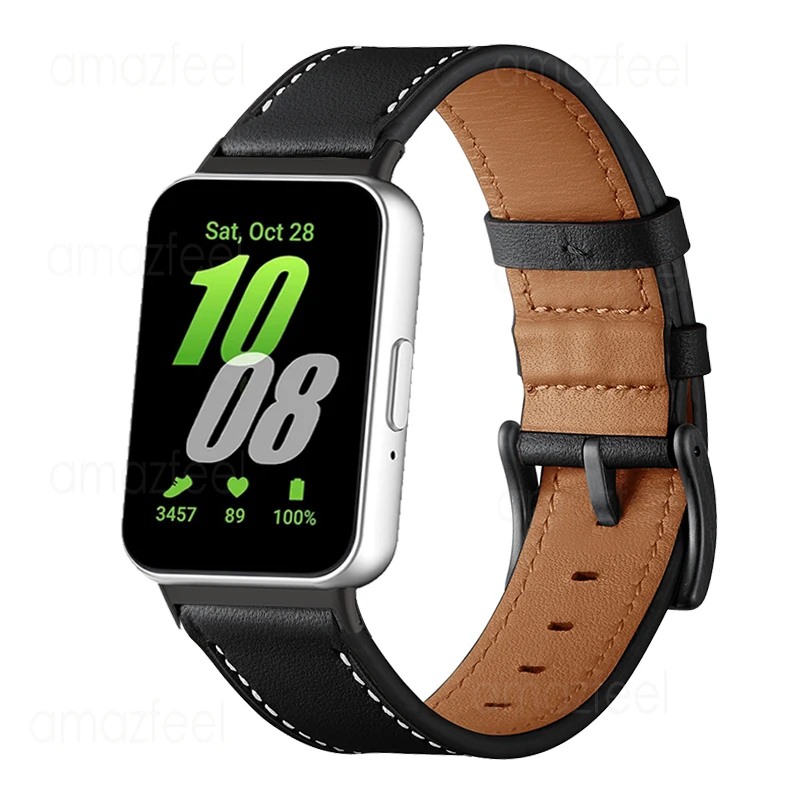 Cinturino In Pelle Per Samsung Galaxy Fit 3 Smart Watch Band Per Samsung Galaxy Fit 3 Bracciale Correa Per Galaxy Fit 3 Cinturino Da Polso