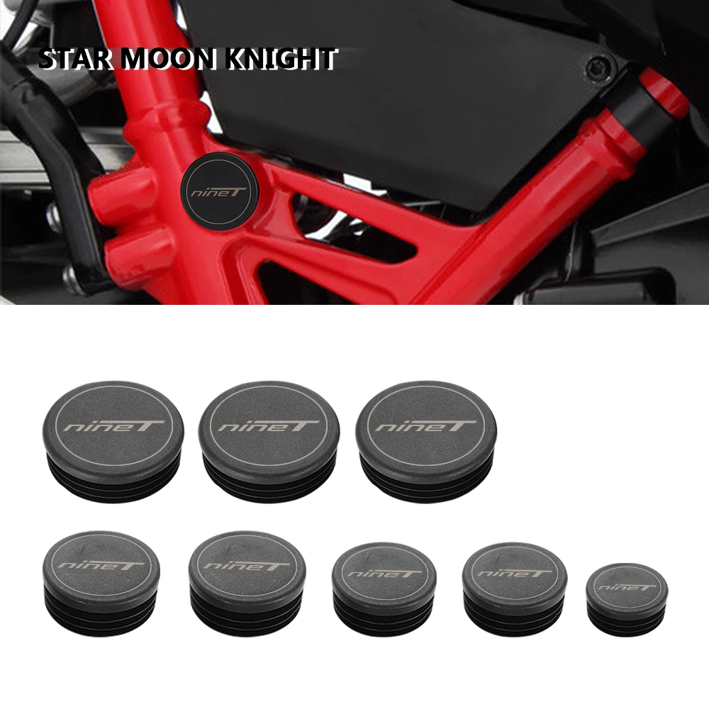 

Motorcycle Accessories Frame End Caps Frame Hole Cover Caps Plug Decorative For BMW RNineT R Nine T 2017- 2022 2021 2020 2019