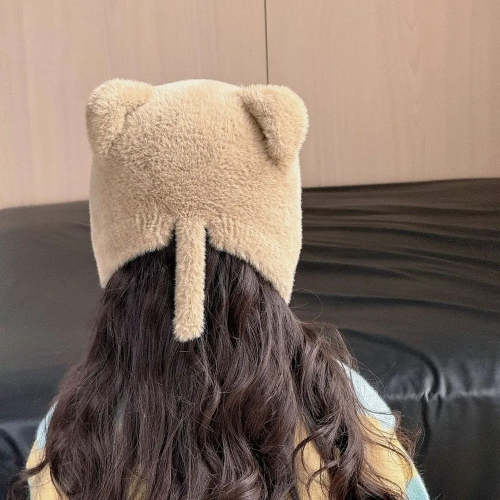 Kids Winter Hat Bear Ear Protection Cold Proof
