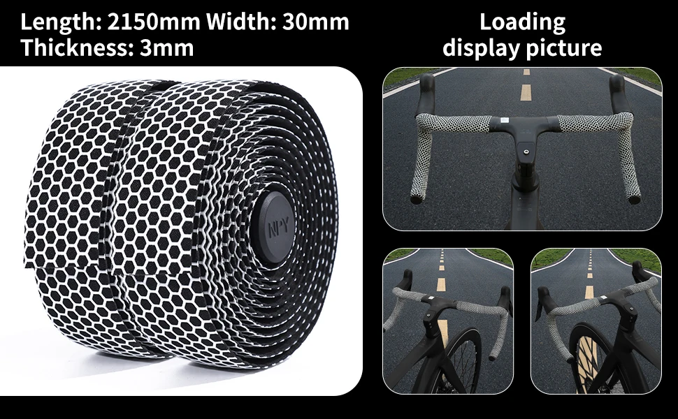 Description Picture 6 of itemNPY Bicycle Handlebar Tape Road Handlebar Tape Non-Slip Waterproof Cycling Handlebar Tape Road Bike Accessories