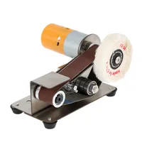 Multifunctional Mini Electric Belt Sander DIY Polishing Grinding Machine Cutter Knife Edges Belts Grinder Sharpener 220V/110V 2
