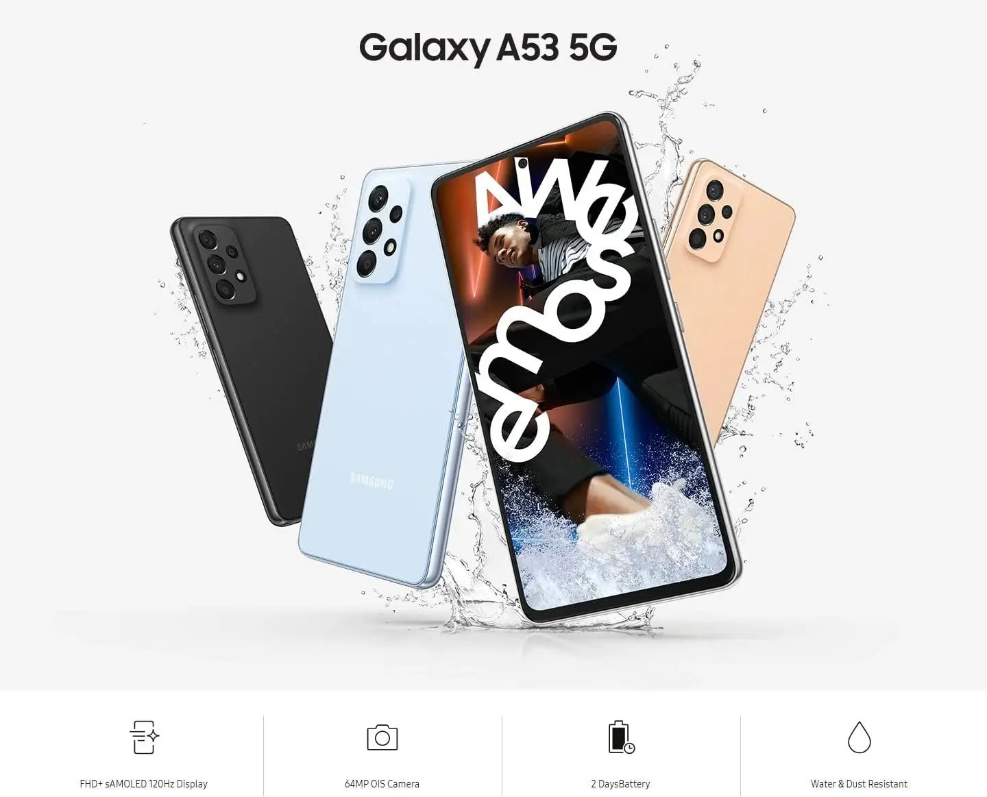 Samsung galaxy a53 5g super amoled Clearance