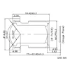 M12 High Resolution Lens 16MP 105° FOV 3.56mm Focal Length Compatible with Raspberry Pi High Quality Camera M12 6