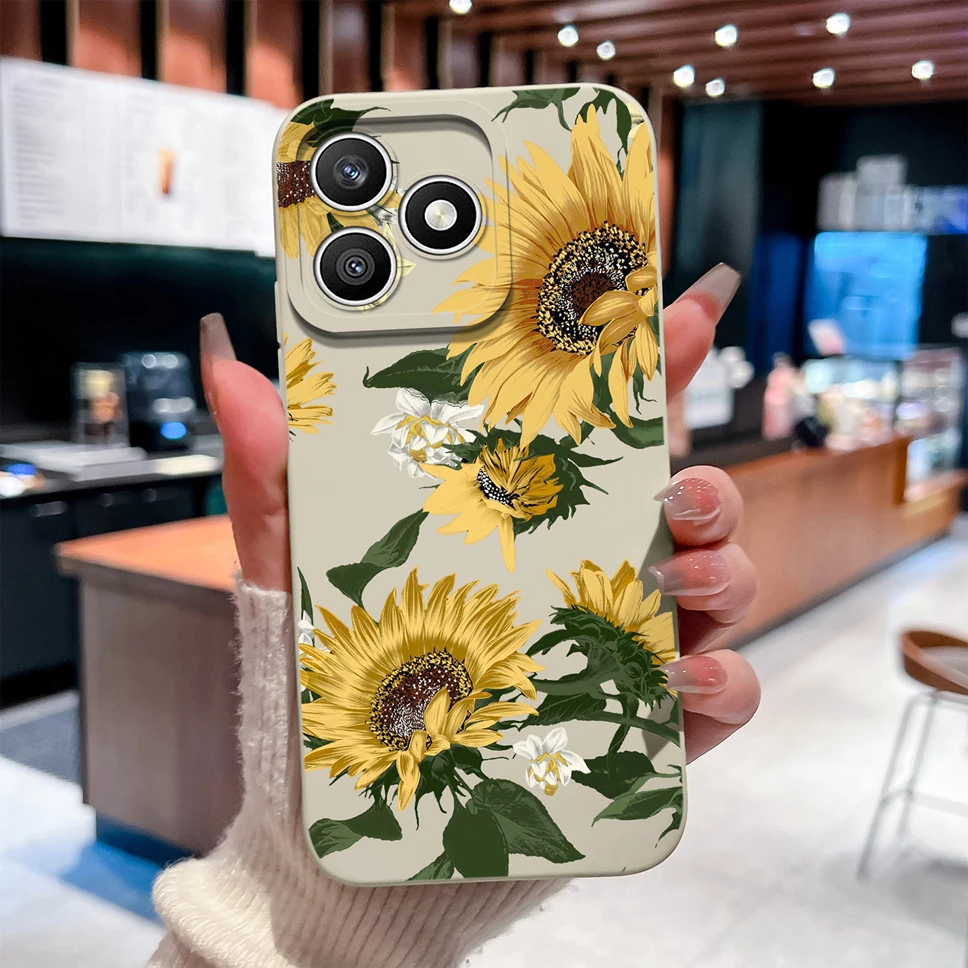 Line Love Print Shockproof Silicone Phone Case Cover