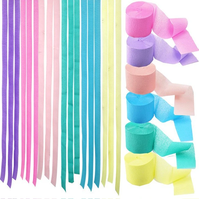 Crepe Paper Streamers Party Decorations  Crepe Paper Streamers Backdrop -  82ft 25m - Aliexpress