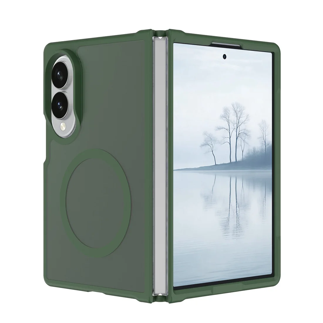 Magnetic Matte Translucent Shockproof Phone Case