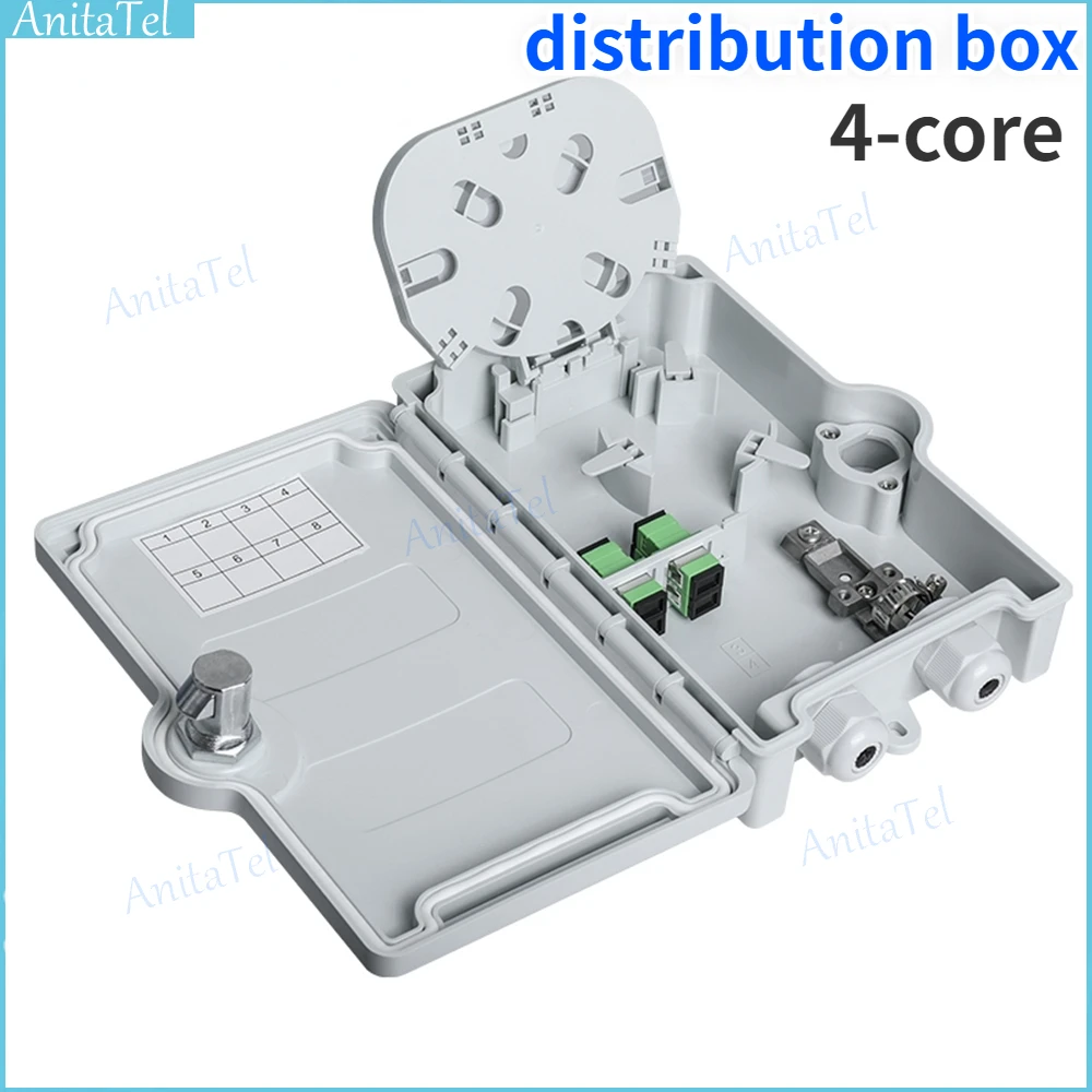 Scatola Di Distribuzione In Fibra Ottica Originale Scatola Di Distribuzione In Fibra Ottica Per Interni Ed Esterni A Parete A 4 Core Impermeabile