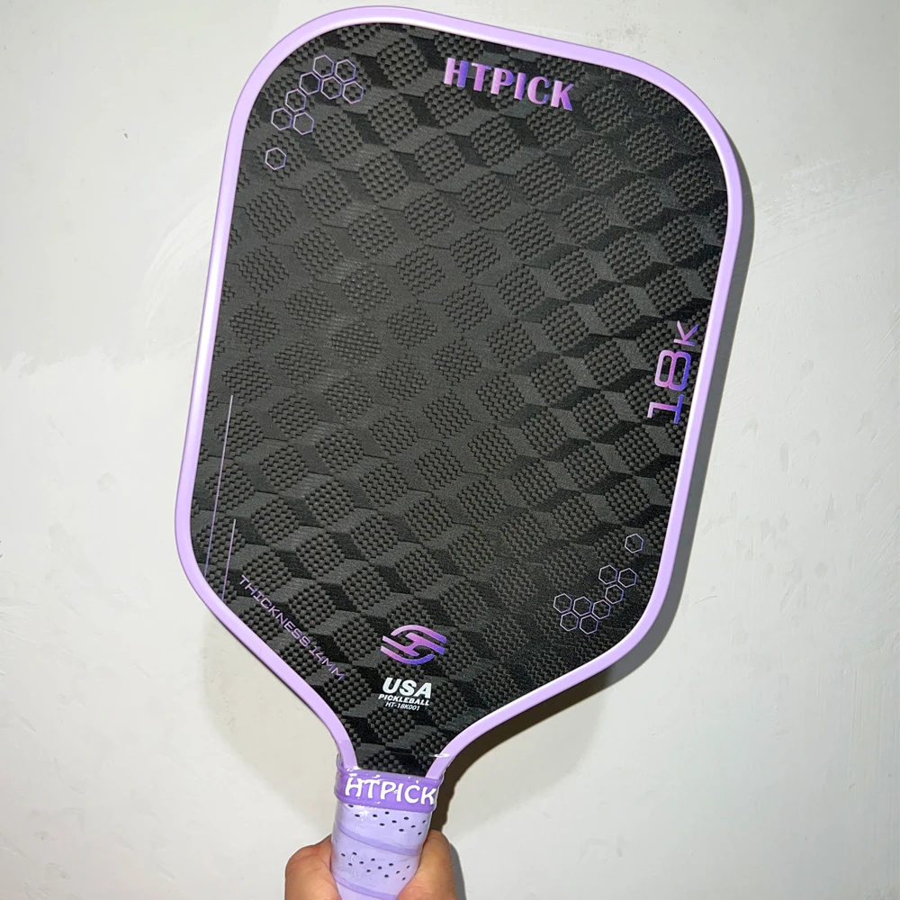 STARR Raw Pro Pickleball Paddle - 16mm Honeycomb Core With 3K Carbon Fiber Face