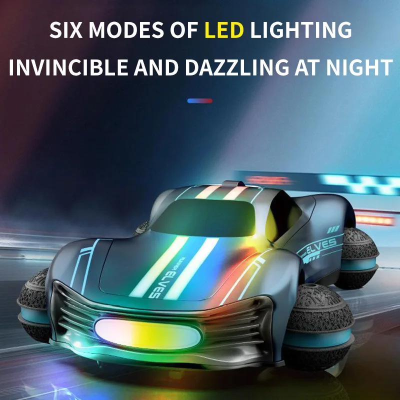 Rc Cars 1:16 Rc Drift Car Mini Stunt Round Wheel Remote Control Car 4wd Drift Led Lighting Children'S Toy Gifts Customized 2