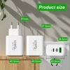 47015-47853a.jpg Chargeur de téléphone portable USB C, 3 ports, type C PD, QC3.0, adaptateur mural pour Xiaomi, Samsung S9, iPhone 13, charge rapide, 60W