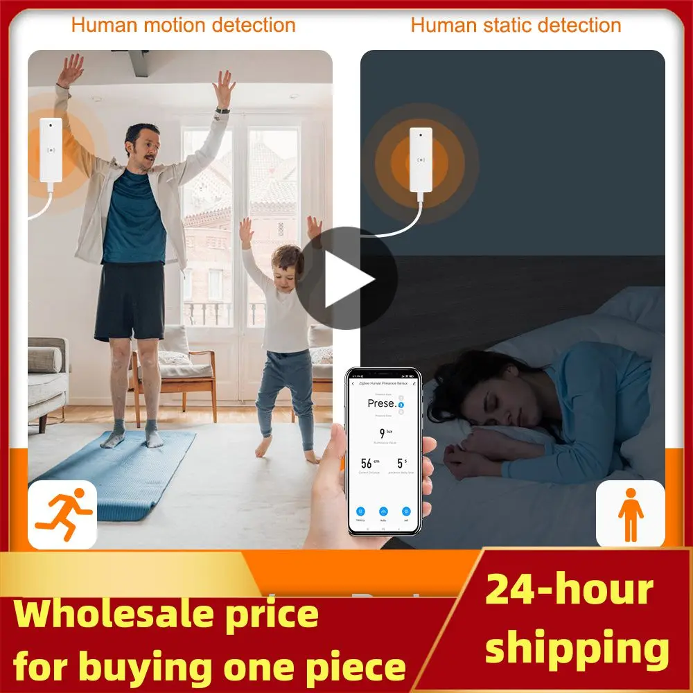 

Интеллектуальная технология высокой точности Mmwave детектор присутствия Tuya датчик присутствия умного дома для лампы освещения