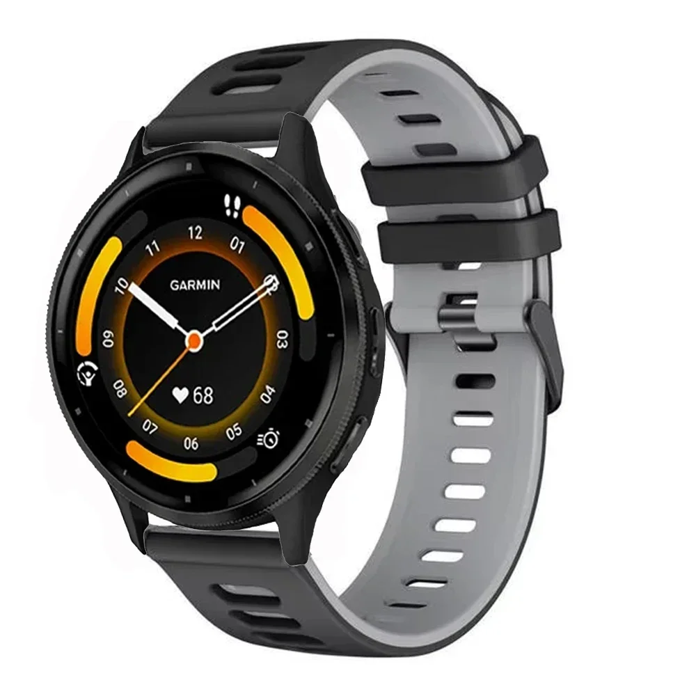 Sports Silicone Watch Strap - 20mm/22mm Adjustable Band