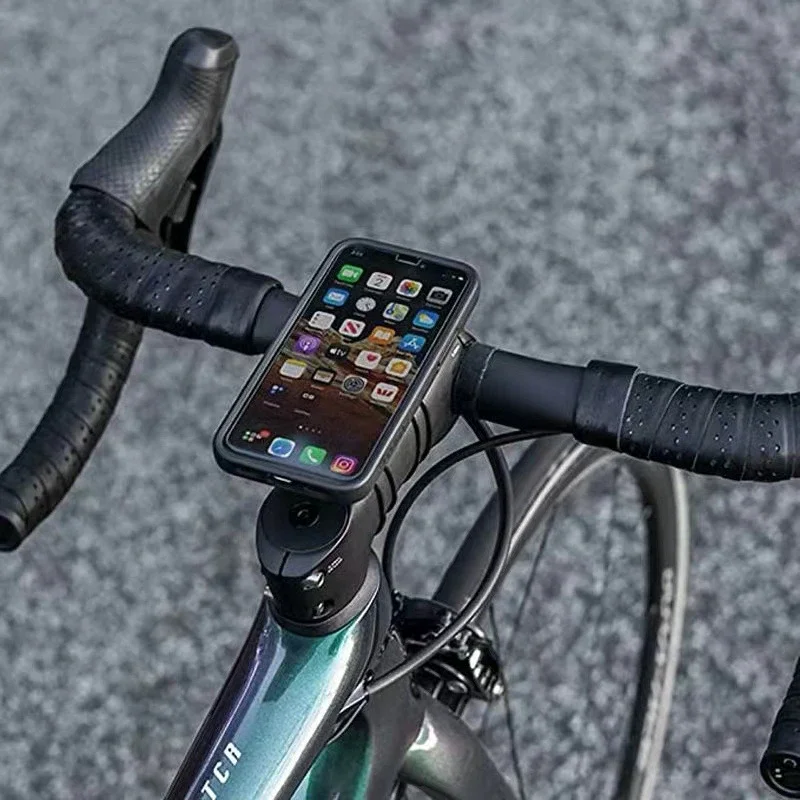 자전거 오토바이 핸들바 마운트 베이스 4각 고정형 네비게이션 GPS 폰 브래킷 사이클링 스쿠터 퀵 릴리즈 홀더 스탠드