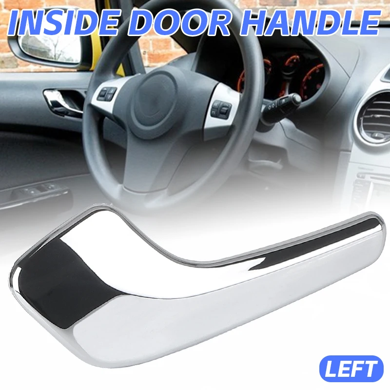 Vauxhall CORSA D용 자동차 내부 도어 핸들 오른쪽 + 왼쪽 옵션 도어 핸들 교체 액세서리