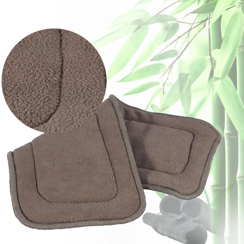 ~Washable Adult Diaper 5 Layers Bamboo Charcoal Cloth Nappy Liner Insert Pad. - 2