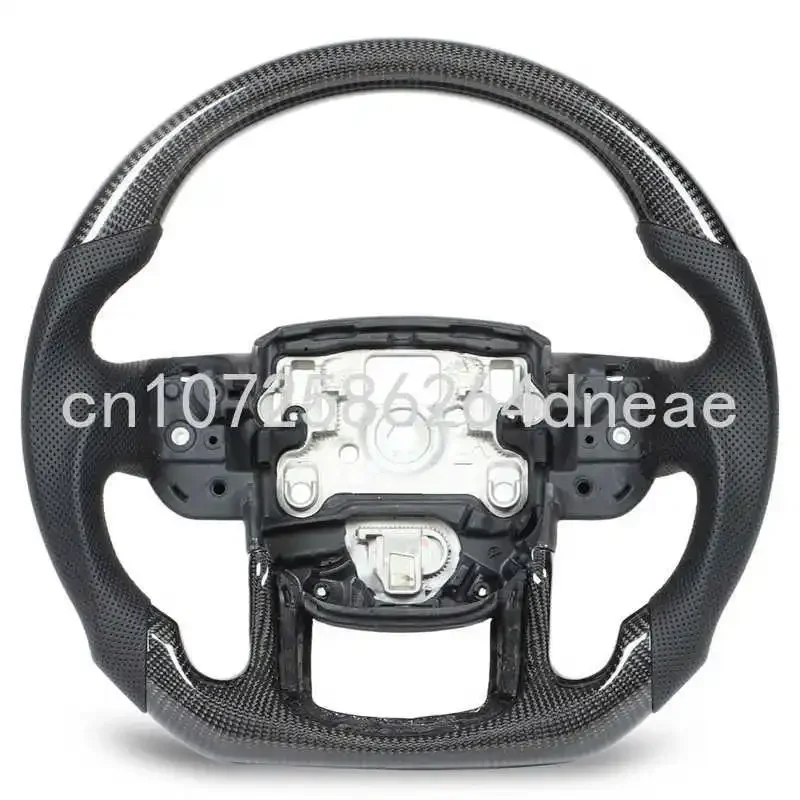 

Steering Wheel Custom Carbon Fiber Steering Wheel Perforated Leather Replacement for Land Rover Sport L494 2014-2022