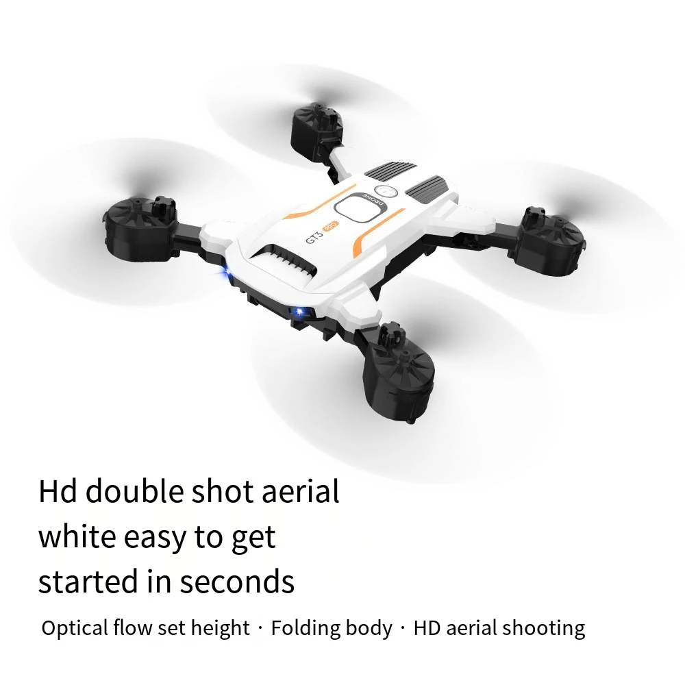 

GT3 Folding Drone HD Dual Camera Aerial Photography Quadcopter Optical Flow Positioning Remote Control Aircraft