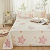100% Cotton New Printed Cartoon Bed Sheet King Size Bed Cover Beautiful Cheap Three Piece Set Full Bed Sheet with  Pillowcases 2