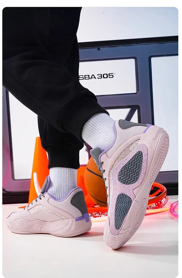 Marca clássica confortável antiderrapante tênis de basquete de cano baixo, tênis de basquete de ginástica, tênis de treinamento de basquete wearable