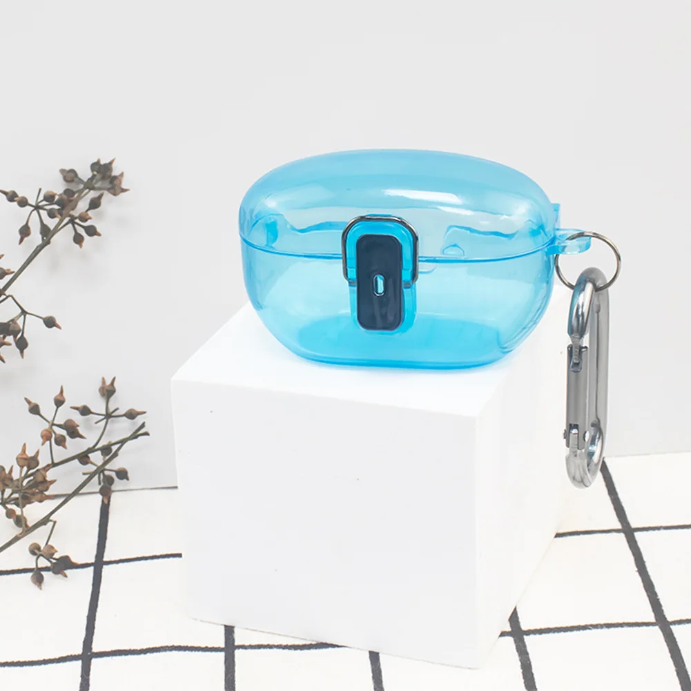Shockproof Clear Protective Case with Carabiner Attachment