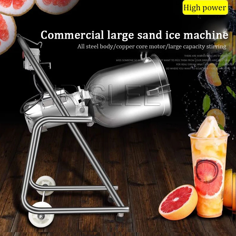 

Small Household Shaved Ice Machine Commercial Milk Tea Shop Smoothie Machine Crusher Electric Crushed Shaver Crushing Maker