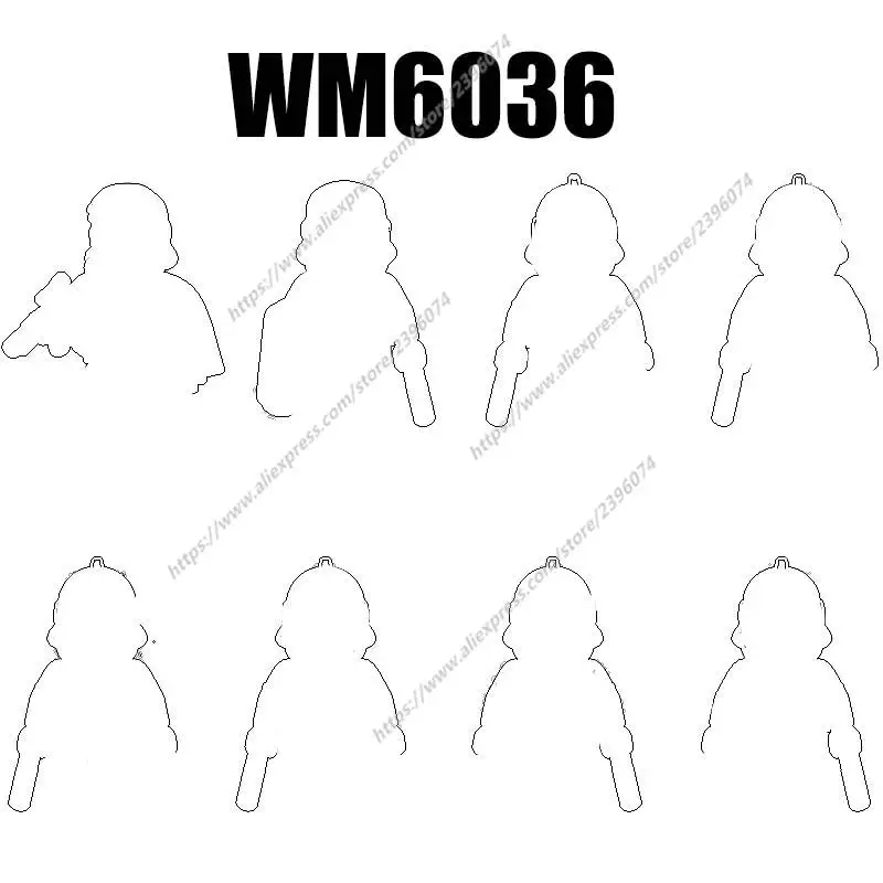 

WM6036 Action Figures Movie accessories Building Blocks Bricks toys WM551 WM552 WM553 WM554 WM555 WM556 WM557 WM558