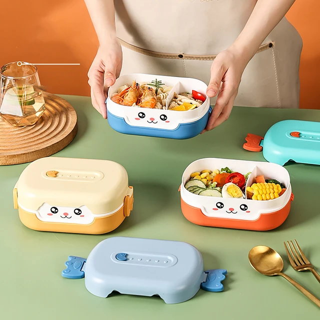 Bento Lunch Box - USA Made Leakproof Durable Food Containers - For Kid