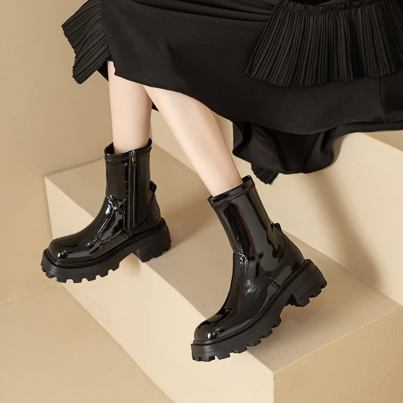 

Женские тканевые сабо на платформе, базовая обувь из искусственной кожи, на среднем каблуке, основная обувь на среднем каблуке