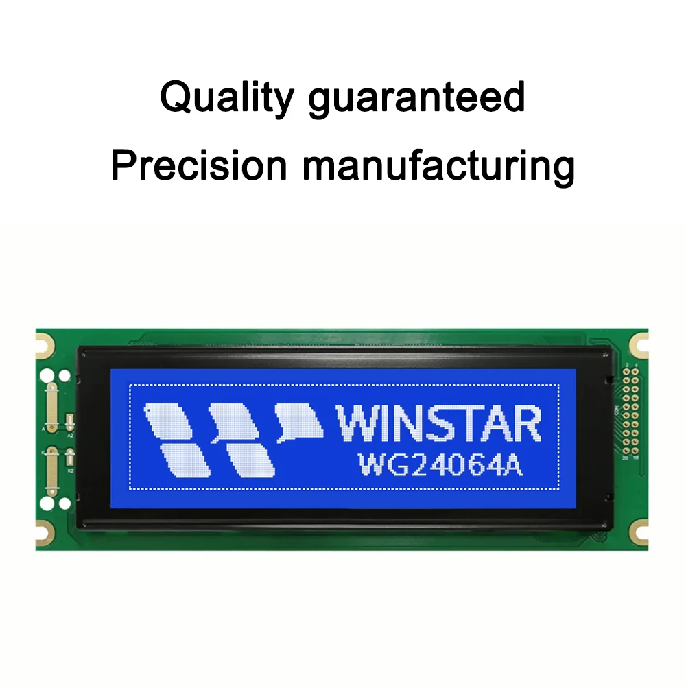 WG24064-A 고해상도 5.46인치 LCD 디스플레이 WG24064A 모듈 2.54mm 피치 홀/20P 강력한 간섭 방지 240x64 해상도
