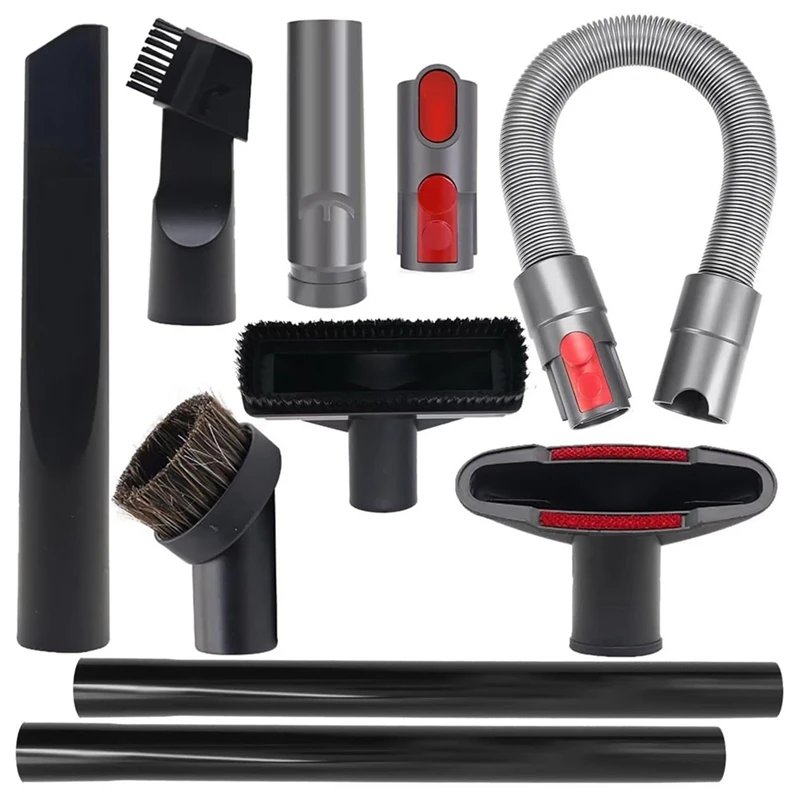 

Vacuum Attachments Kit Parts For Dyson V15 V12 V11 V10 V7 V8, With Flexible Extension Hose & Vacuum Attachments