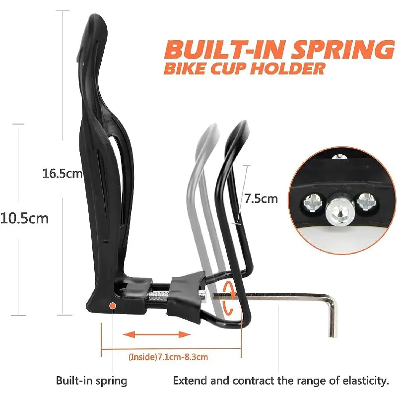 Adjustable Bicycle Water Bottle Holder Aluminum Alloy Lightweight Bike Water Cup Cages Universal