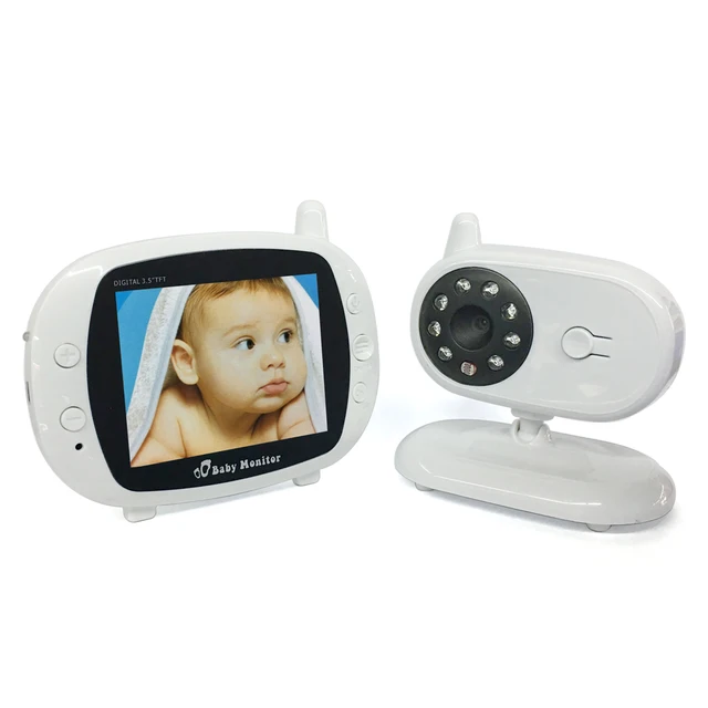3.5-Inch Wireless Digital Baby Monitor Night Vision Music Temperature Display  Monitoring Two-Way Intercom Babysitter Nanny Cam 2