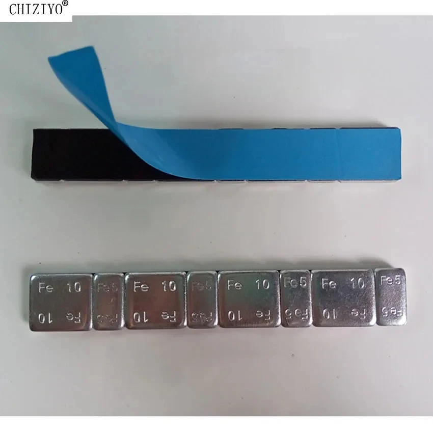 Automobile Balance Block 0.6kg Tire Balance Block Automobile Dynamic Balance Adhesive Block 5g 10g Steel Rim Hub Counterweight Adhesive Iron Block