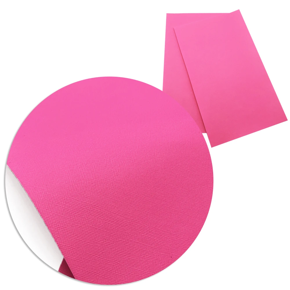 Fluorescent Neon Color Faux Leather Sheets Solid Color Synthetic Leather Fabric Roll for DIY Earrings Hair Bows Pouches