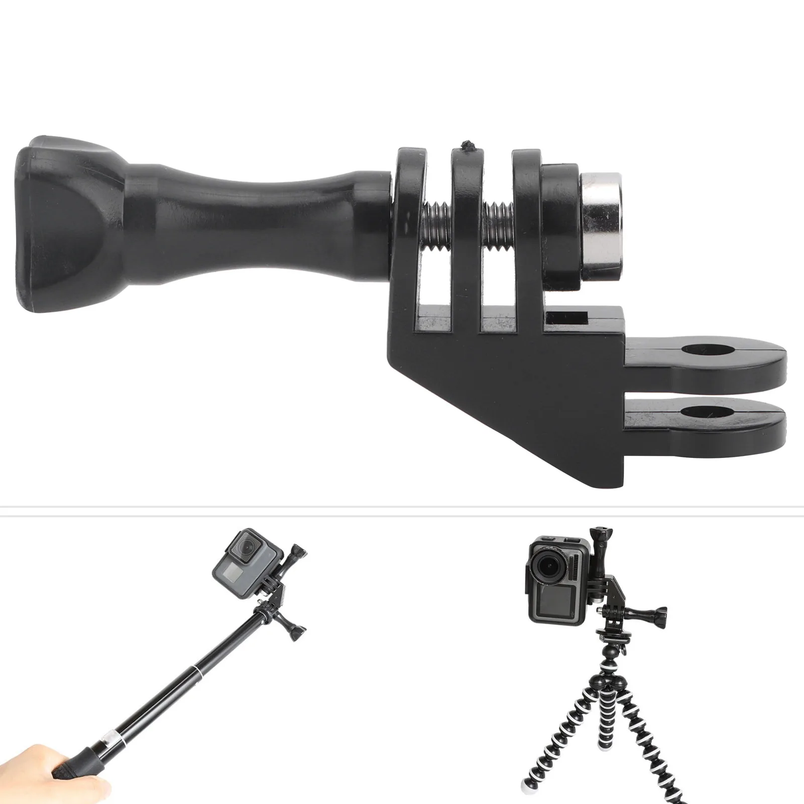 90 Degree Elbow Mount Adjustable Adapter Screw Gopro Camera 8 7 6 5 9