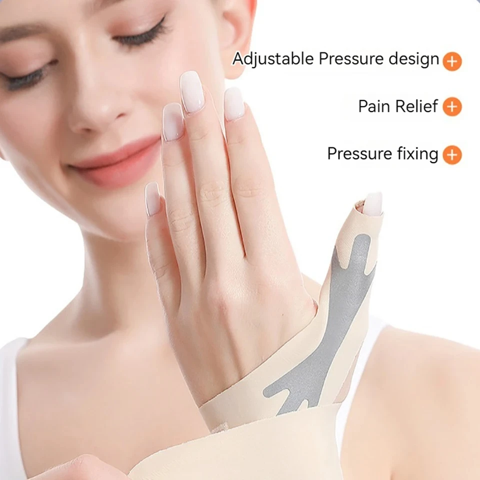 Thumb Tendon Sheath Wrist Guard Light Thin Thumb Tendon Sheath Wrist Guard Orthodontic Pressure Wrapped Anti Sprain Thumb Protective Sleeve 1PCS