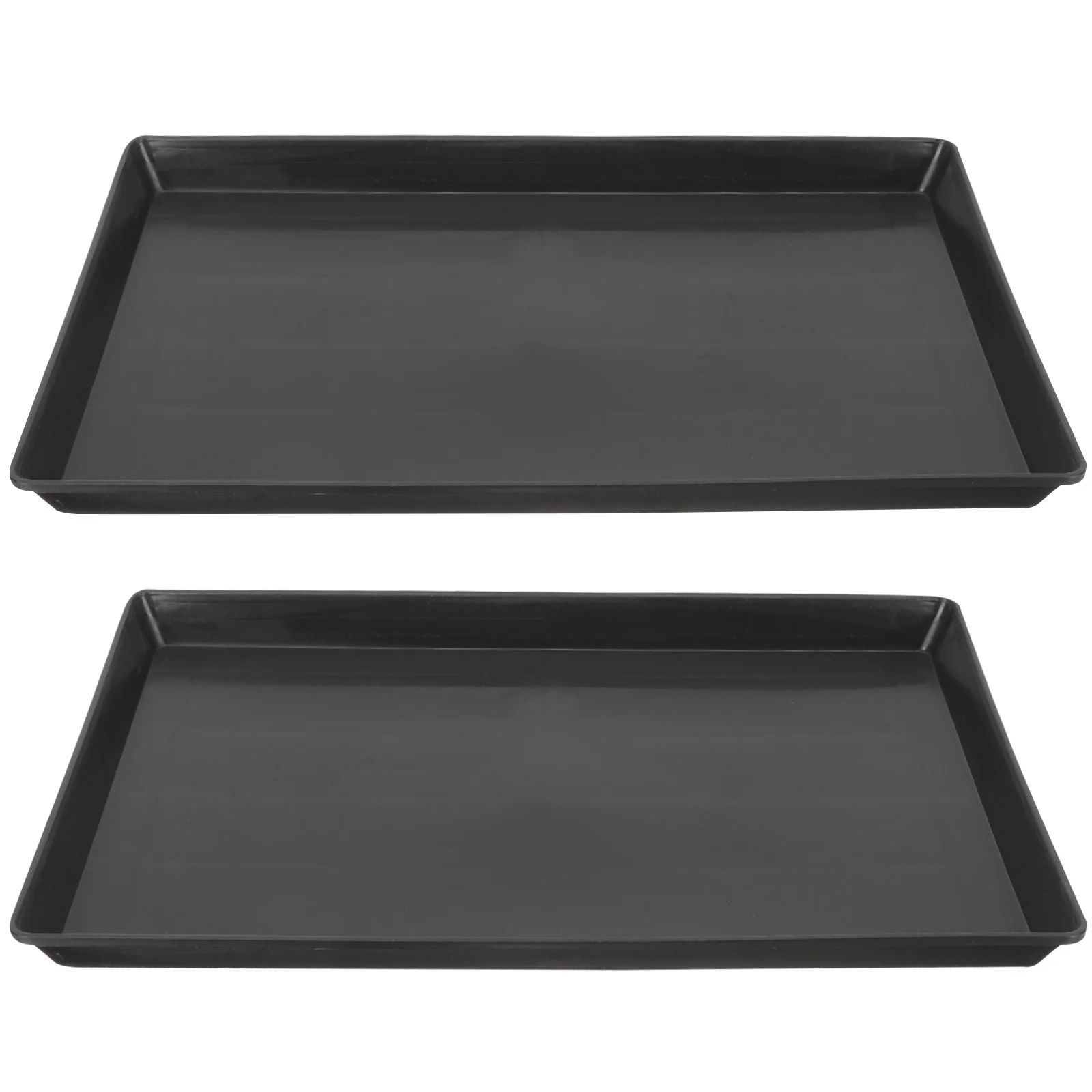 

2Pcs Bird Toilet Pan Parrot Toilet Pan Bunny Potty Tray Birdcage Bottom Tray Dog Crate Tray for Pets