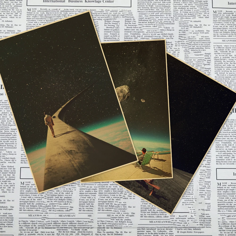 Рисунок 3 - Космическая крафт-бумага плакат