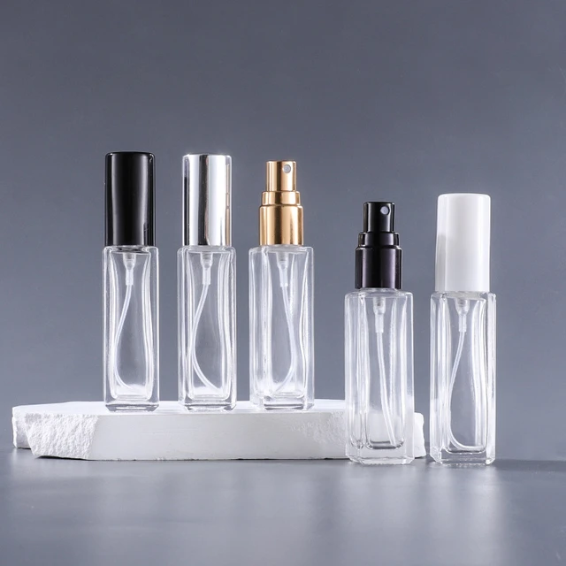 3pcs 6ml Portable Mini Refillable Perfume Atomizer Empty Glass Spray Bottle