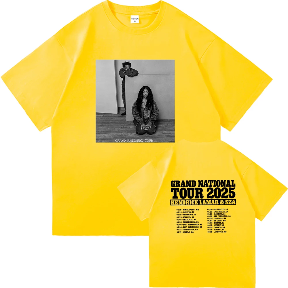 ケンドリック・ラマー & SZA ツアー公式Tシャツ XL Kendrick Lamar X Sza Grand National Tour 2025 Unisex T-Shirt