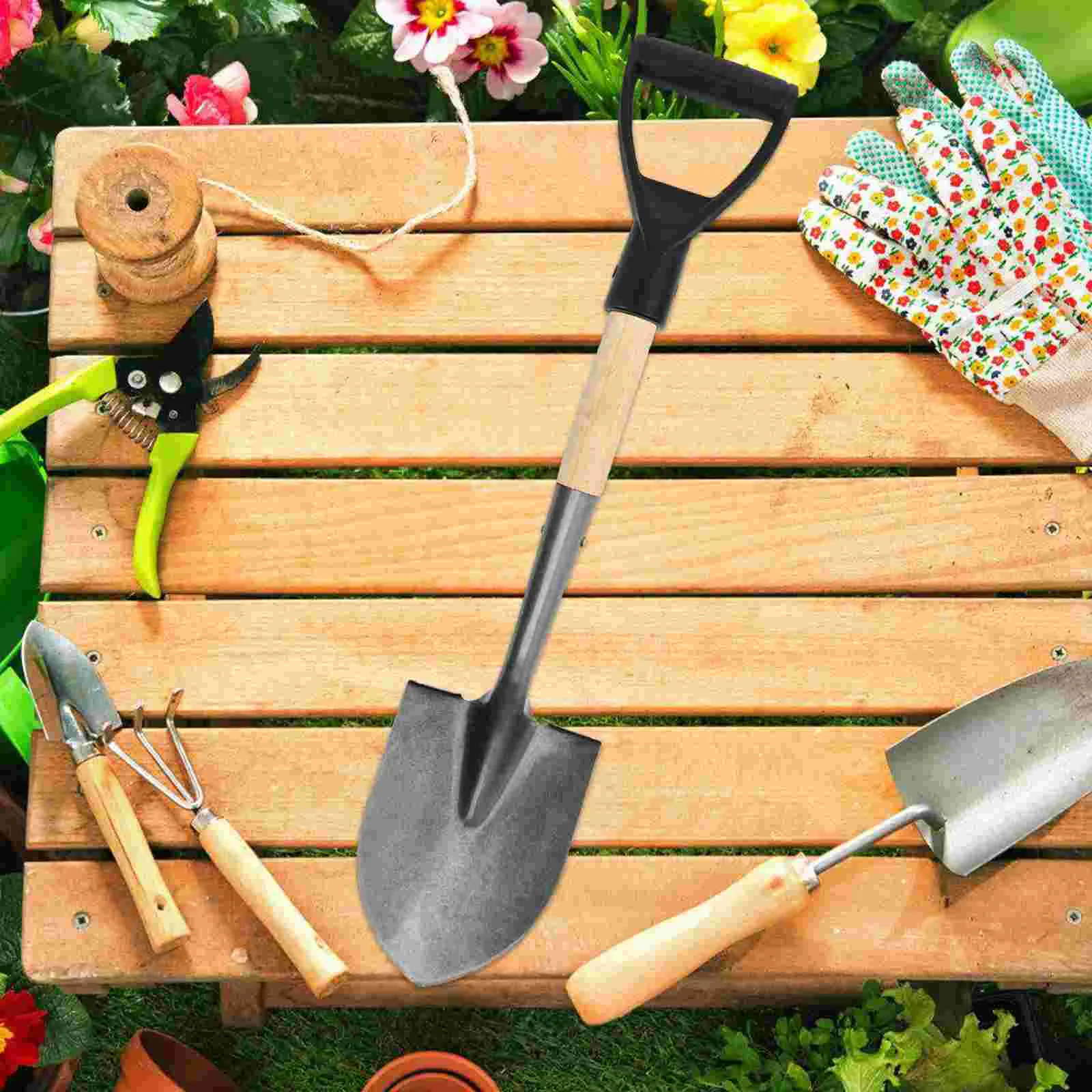 Plastic Handle Grip Handles Link Simple Useful Spade Digging Raking Household Replacement