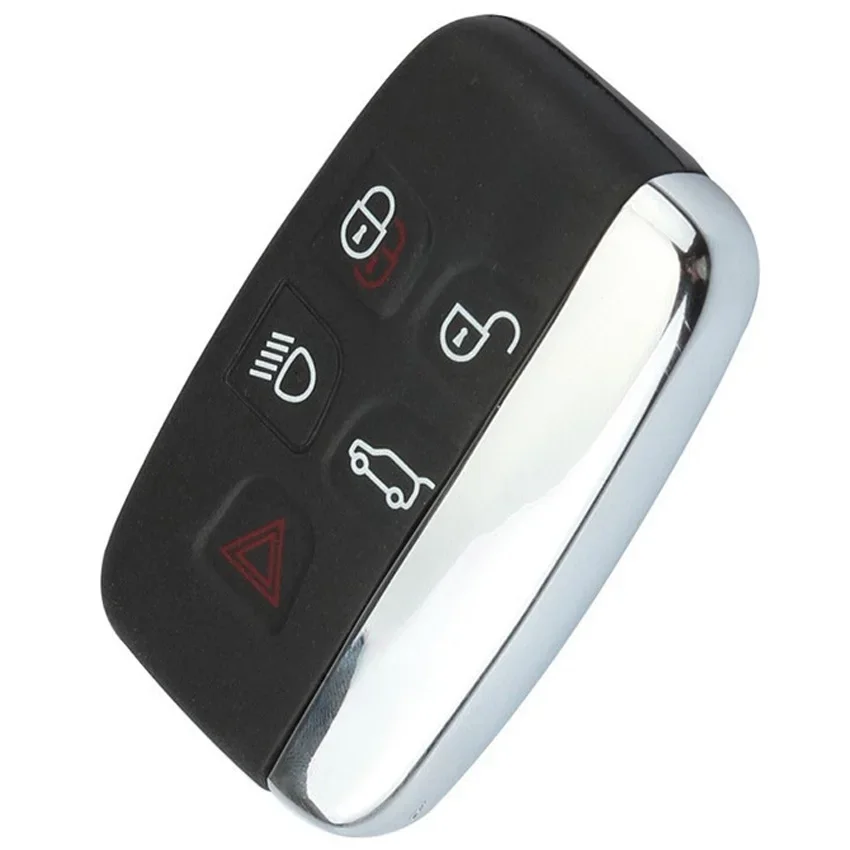 ROYALFOX(TM 5 Buttons Silicone Carbon Fiber Smart Remote Key Fob Case Cover For Land - View #5